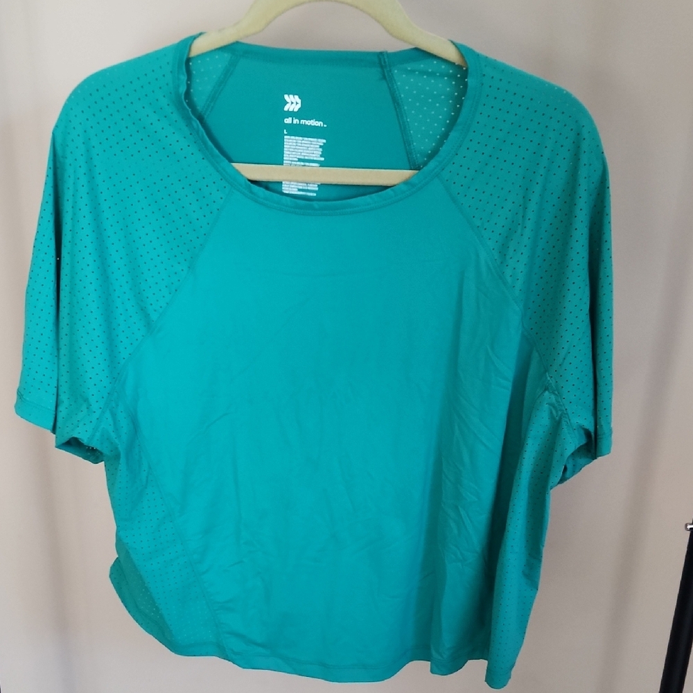 All in Motion Women's Green Short Sleeve Tee | St. Patty's Run Ready